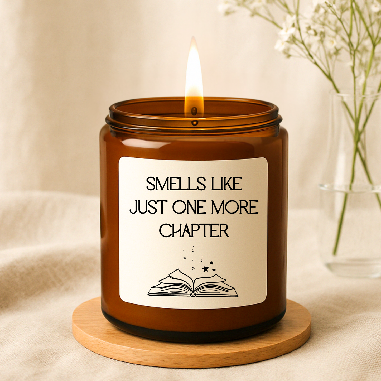 Smells Like Just One More Chapter Candle