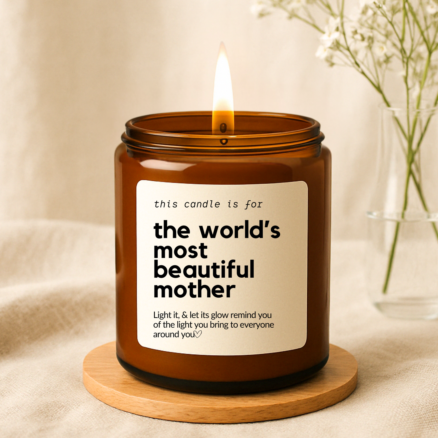 World's Most Beautiful Mother Candle
