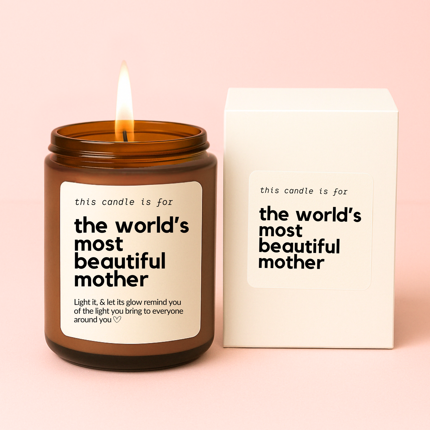 World's Most Beautiful Mother Candle