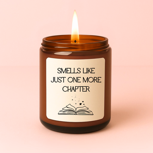 Smells Like Just One More Chapter Candle