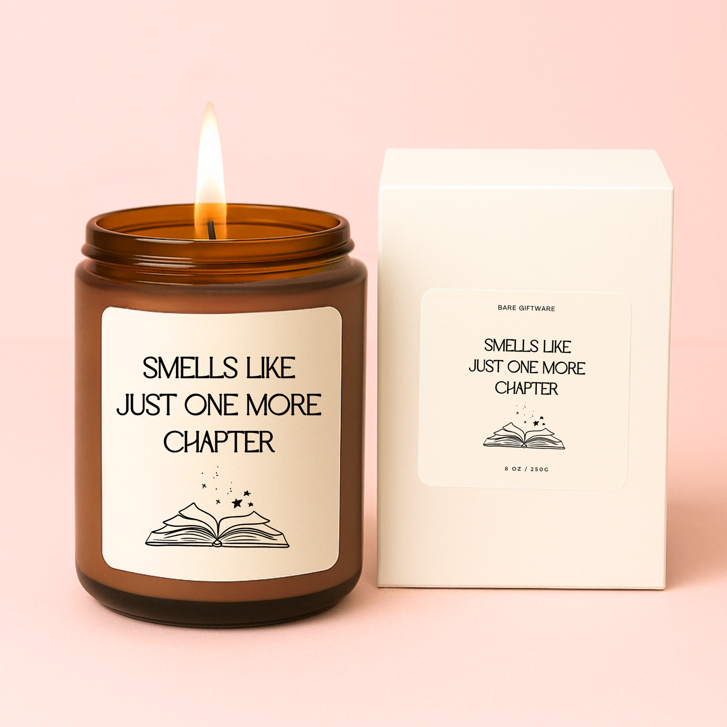 Smells Like Just One More Chapter Candle