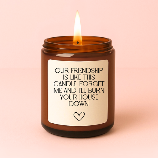 Our Friendship Is Like This Candle