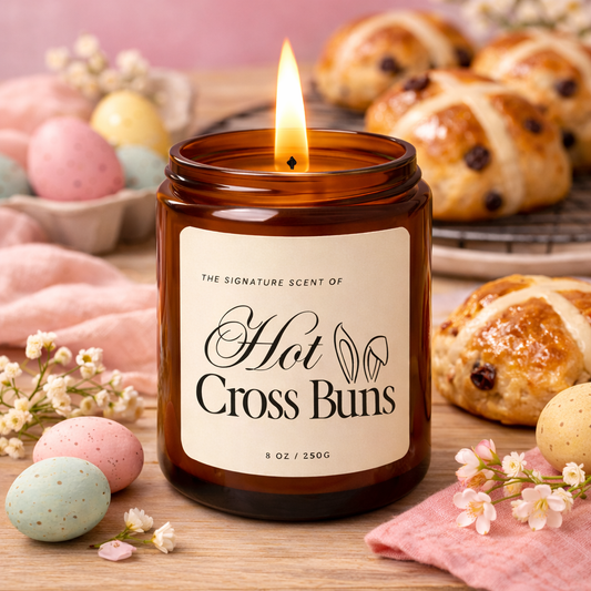 Hot Cross Bun Scented Candle