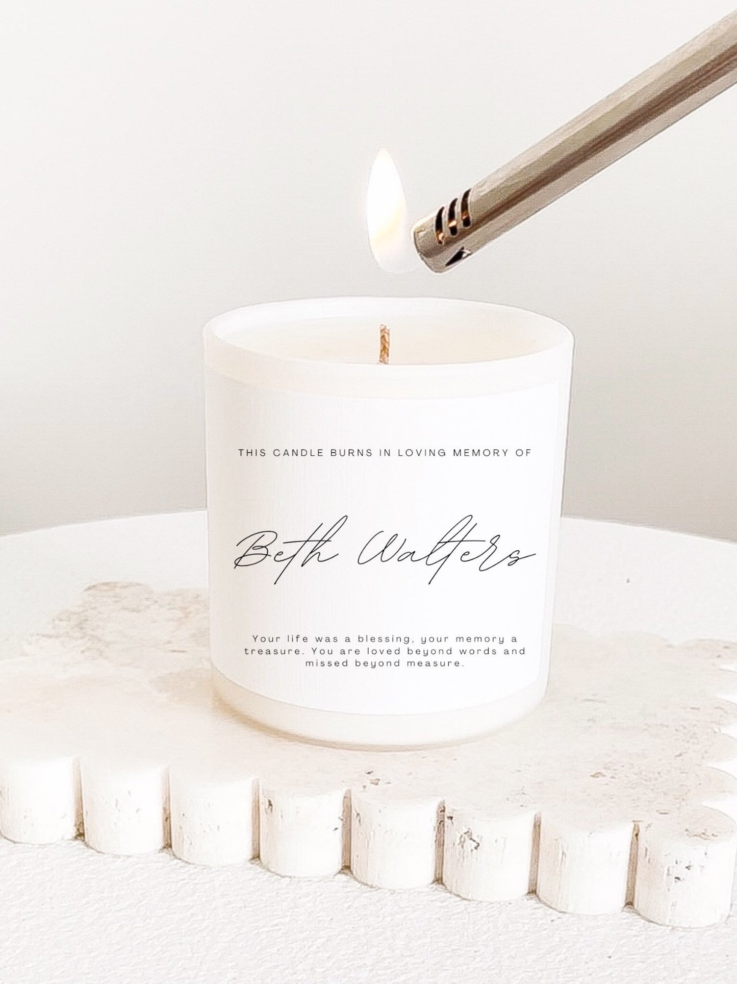 In Loving Memory Of Memorial Candle