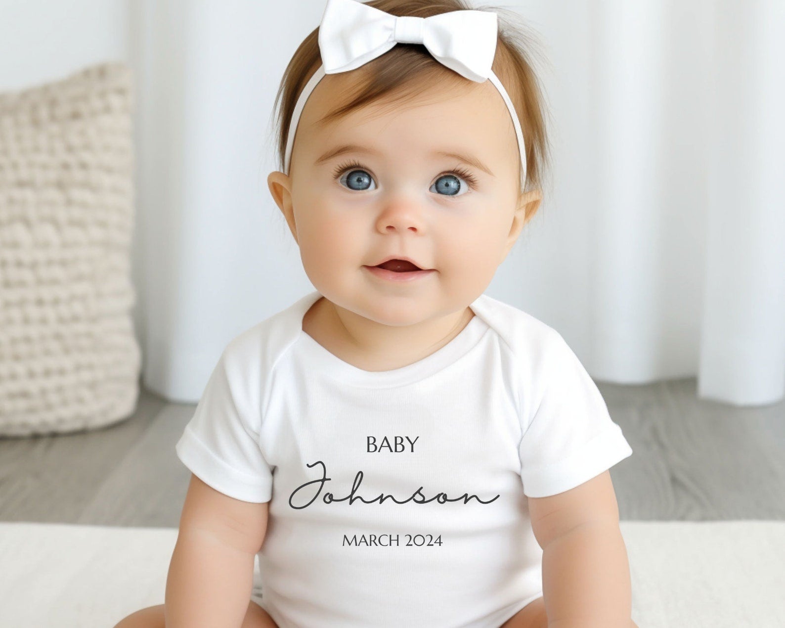 Personalised on sale baby bodysuit