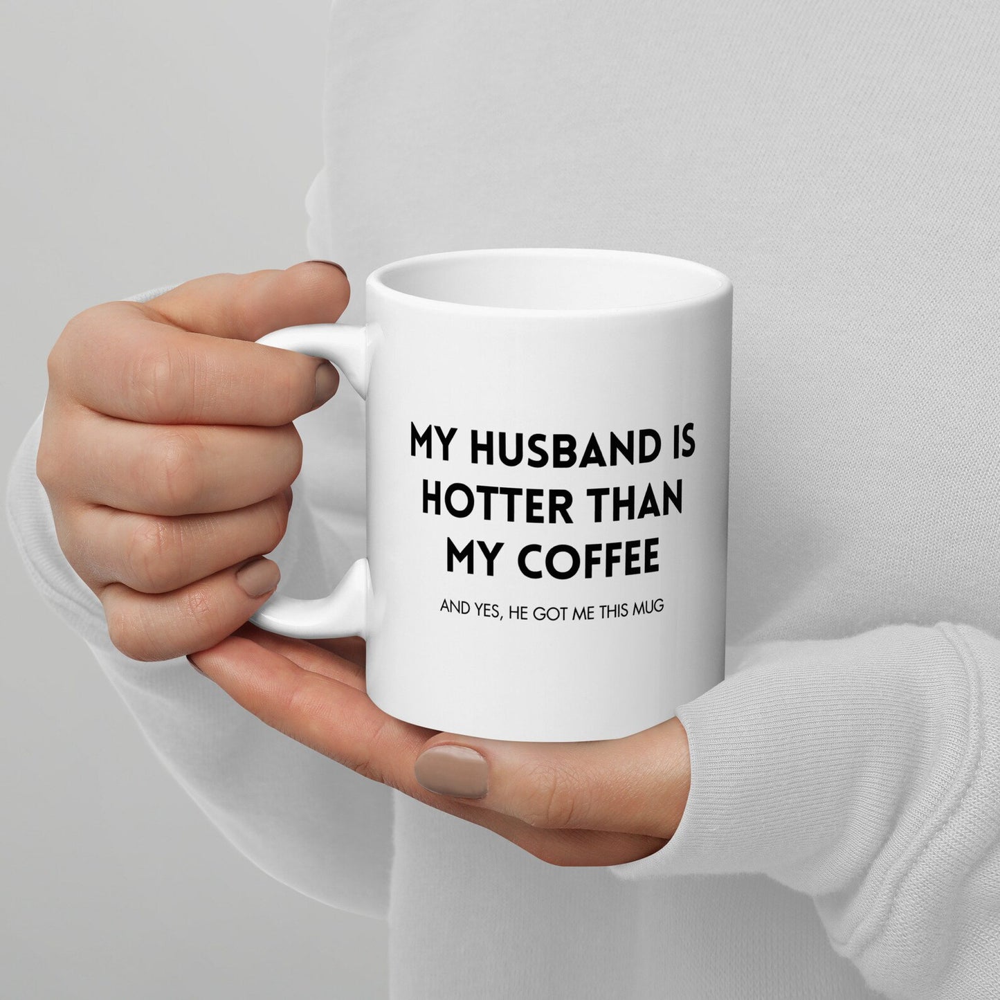 Husband Hotter Than Coffee Mug