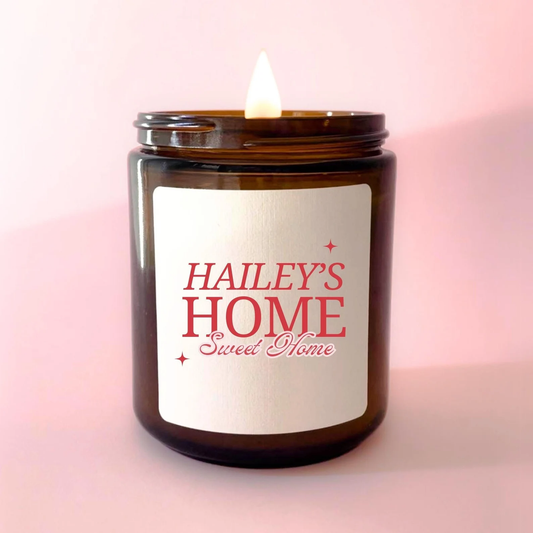 Personalised Home Sweet Home Candle