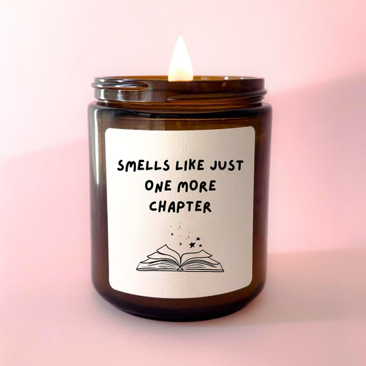 Smells Like Just One More Chapter Candle