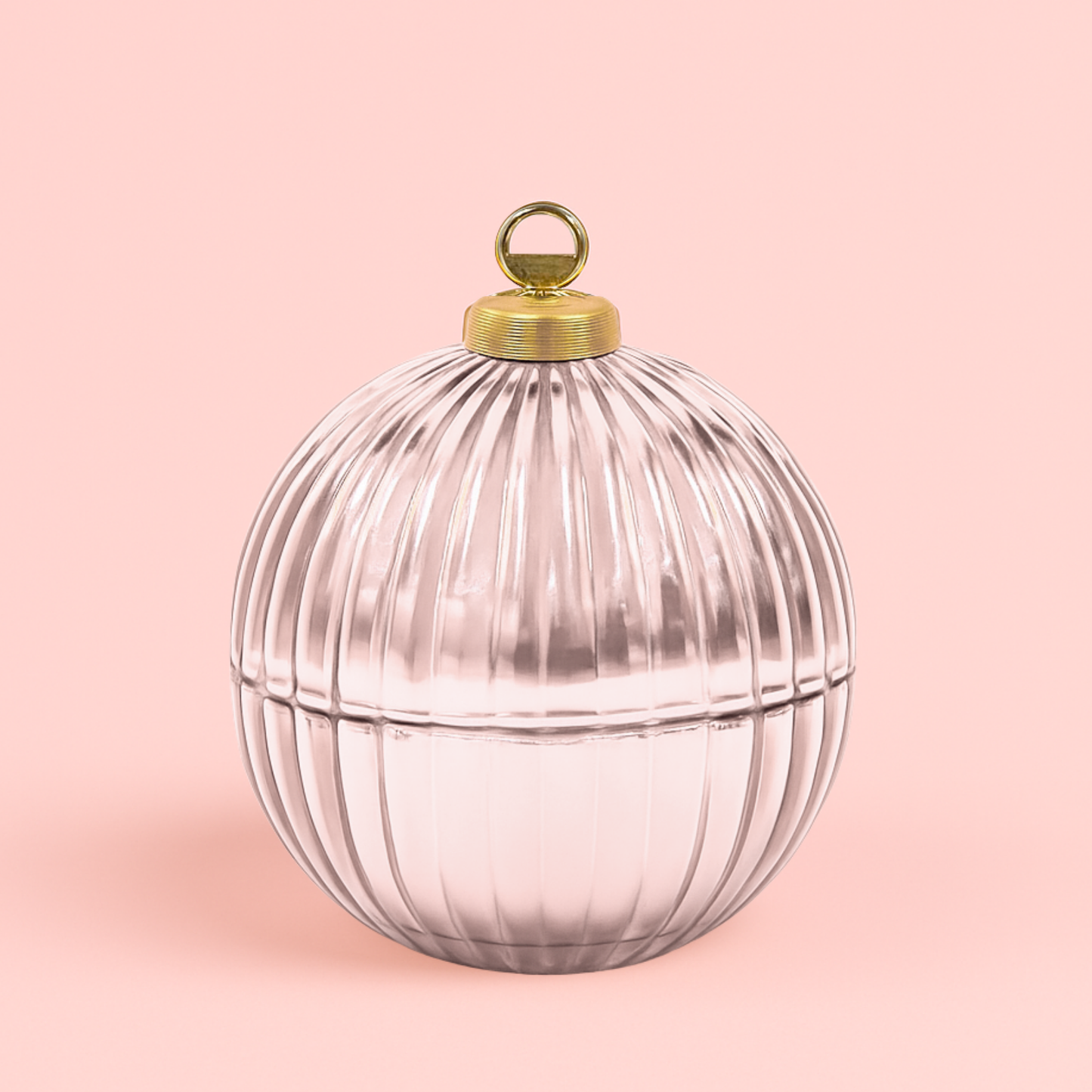 Christmas Bauble Candle – White Ornament Decor