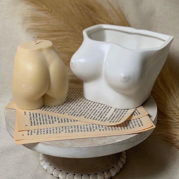 Ceramic Boobie Pot